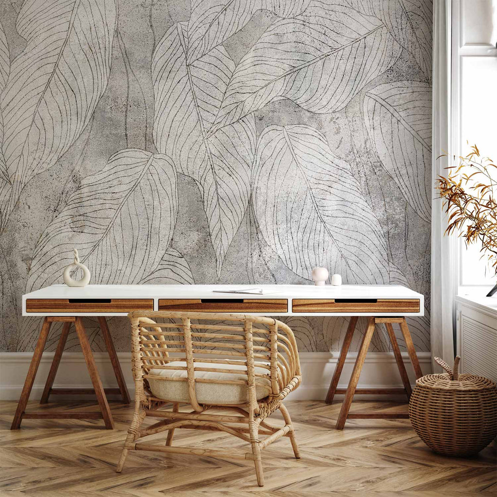 Leaf Shadow Nature Wall Mural