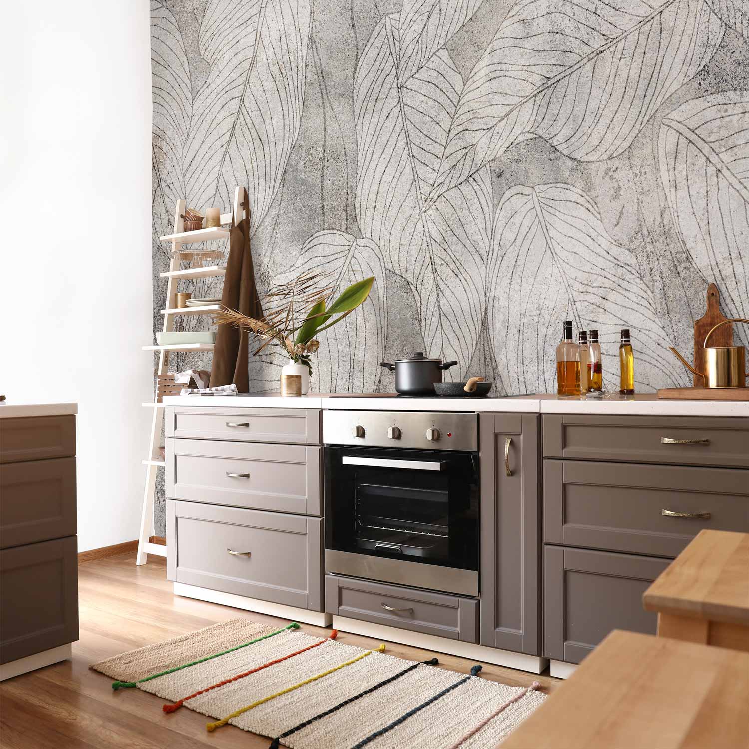 Leaf Shadow Nature Wall Mural