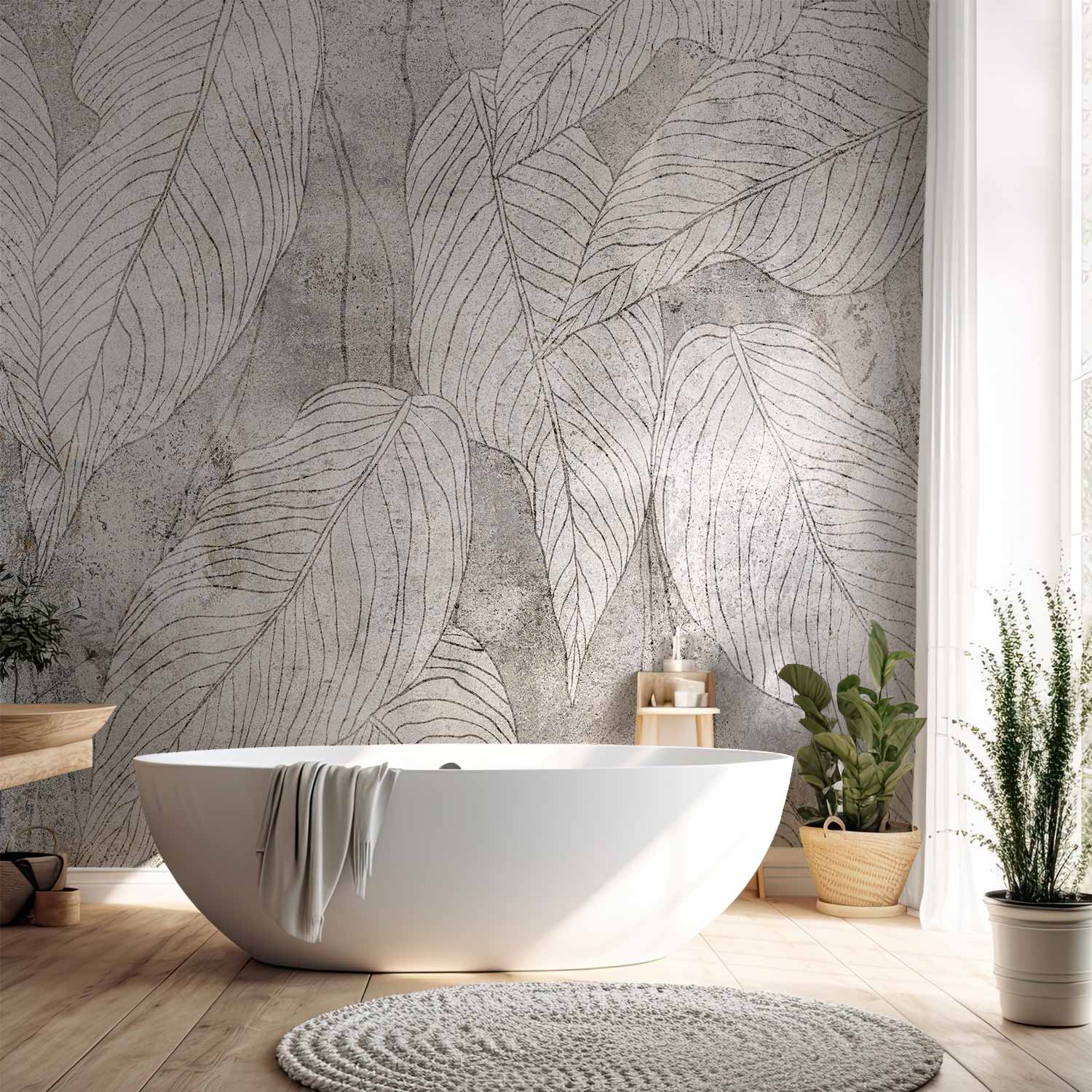 Leaf Shadow Nature Wall Mural