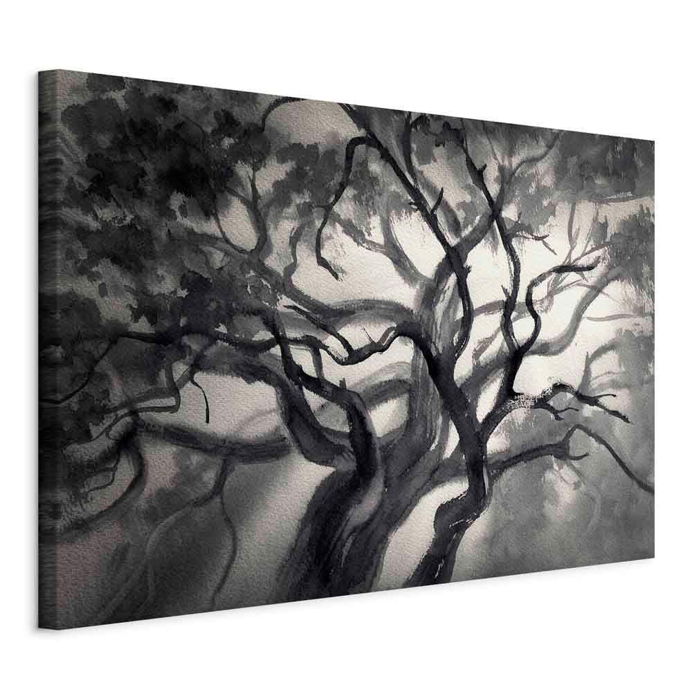 Lighted Tree Branches Nature Canvas Print