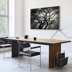 Lighted Tree Branches Nature Canvas Print