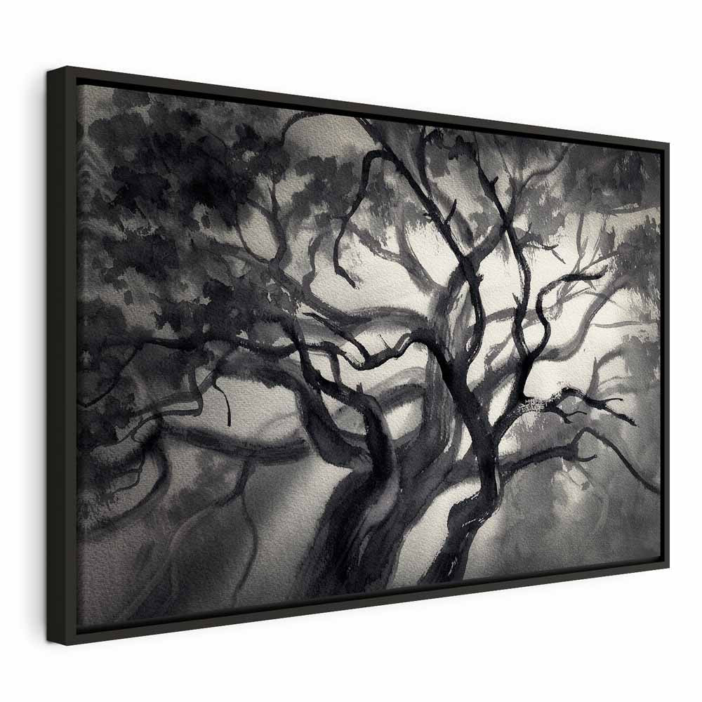 Lighted Tree Branches Nature Canvas Print