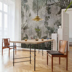 Rainforest Fog Tropical Leaves Wall Mural