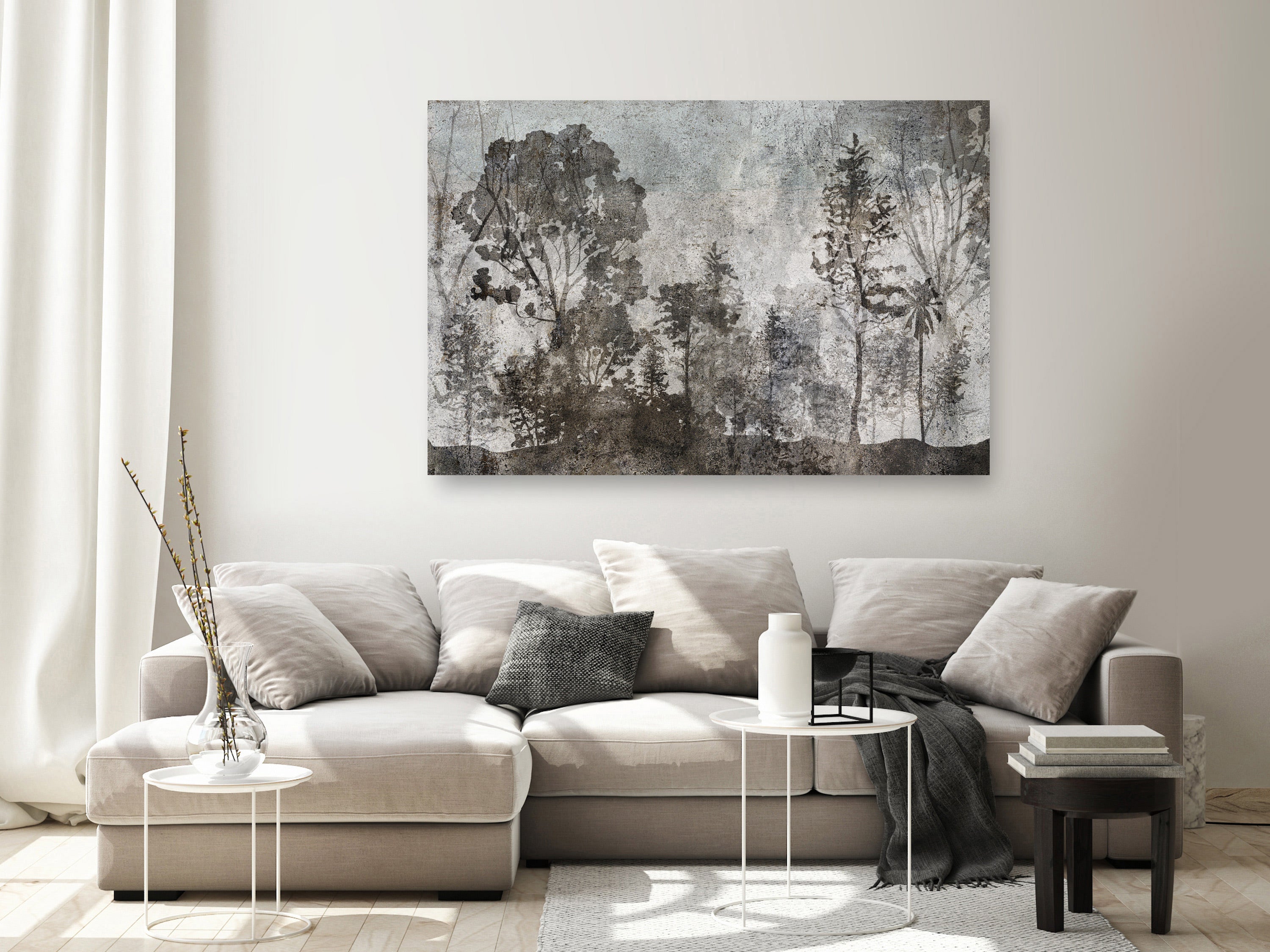 Canvas Print Symbiosis With Nature Wide 1 Part