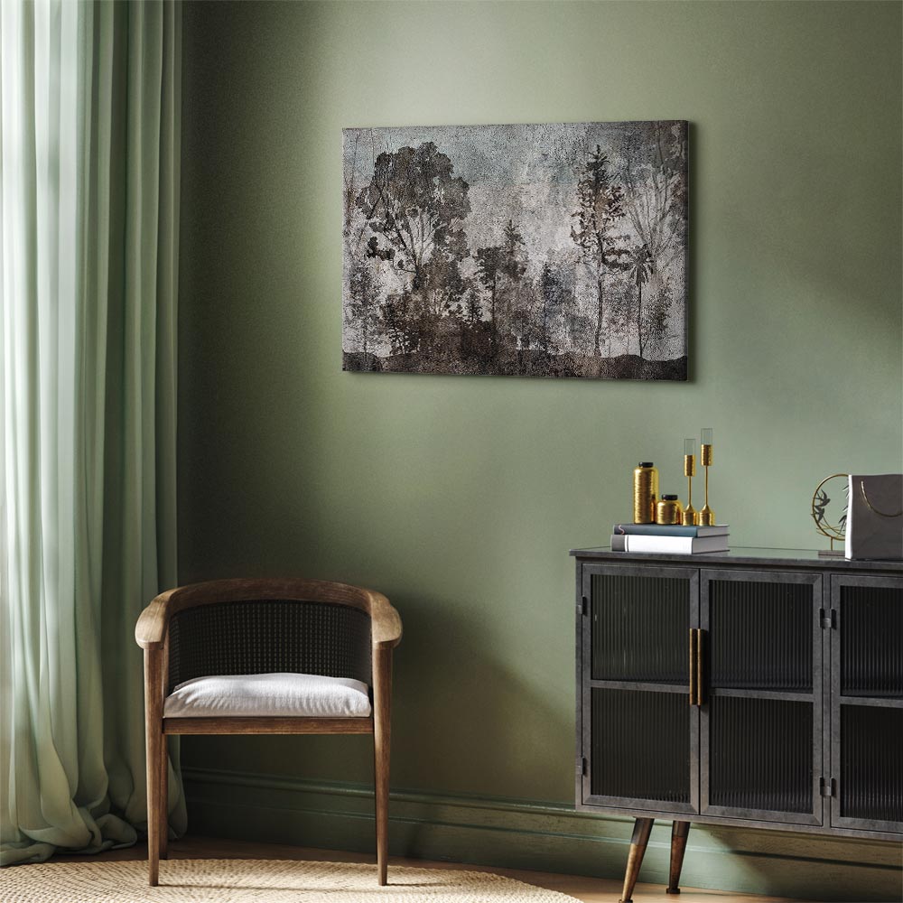 Forest Texture Trees Nature Canvas Print