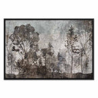 Forest Texture Trees Nature Canvas Print