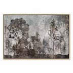 Forest Texture Trees Nature Canvas Print