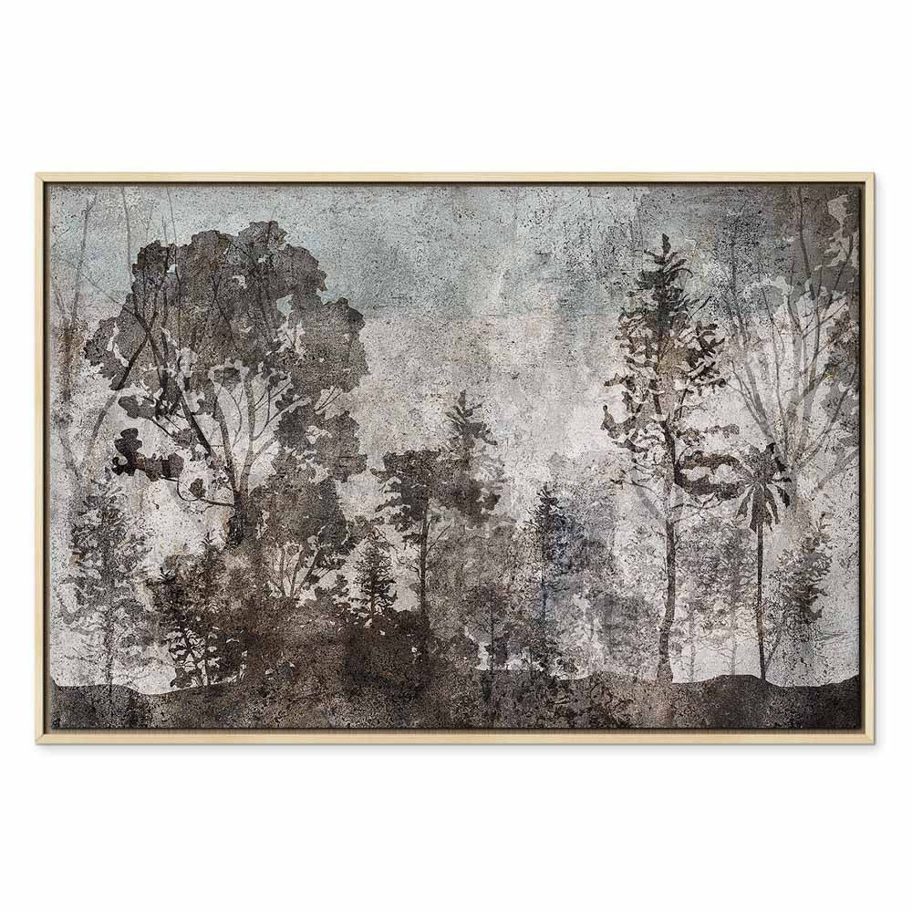 Forest Texture Trees Nature Canvas Print