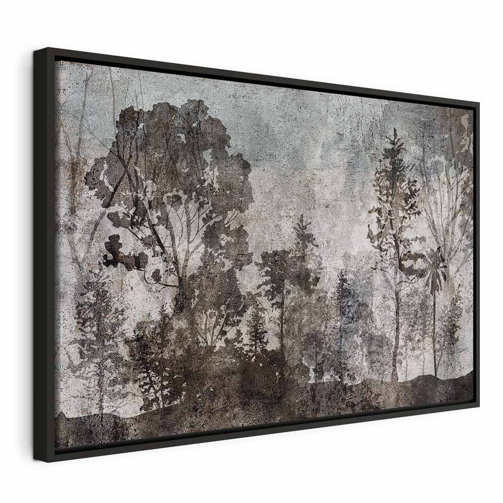 Forest Texture Trees Nature Canvas Print
