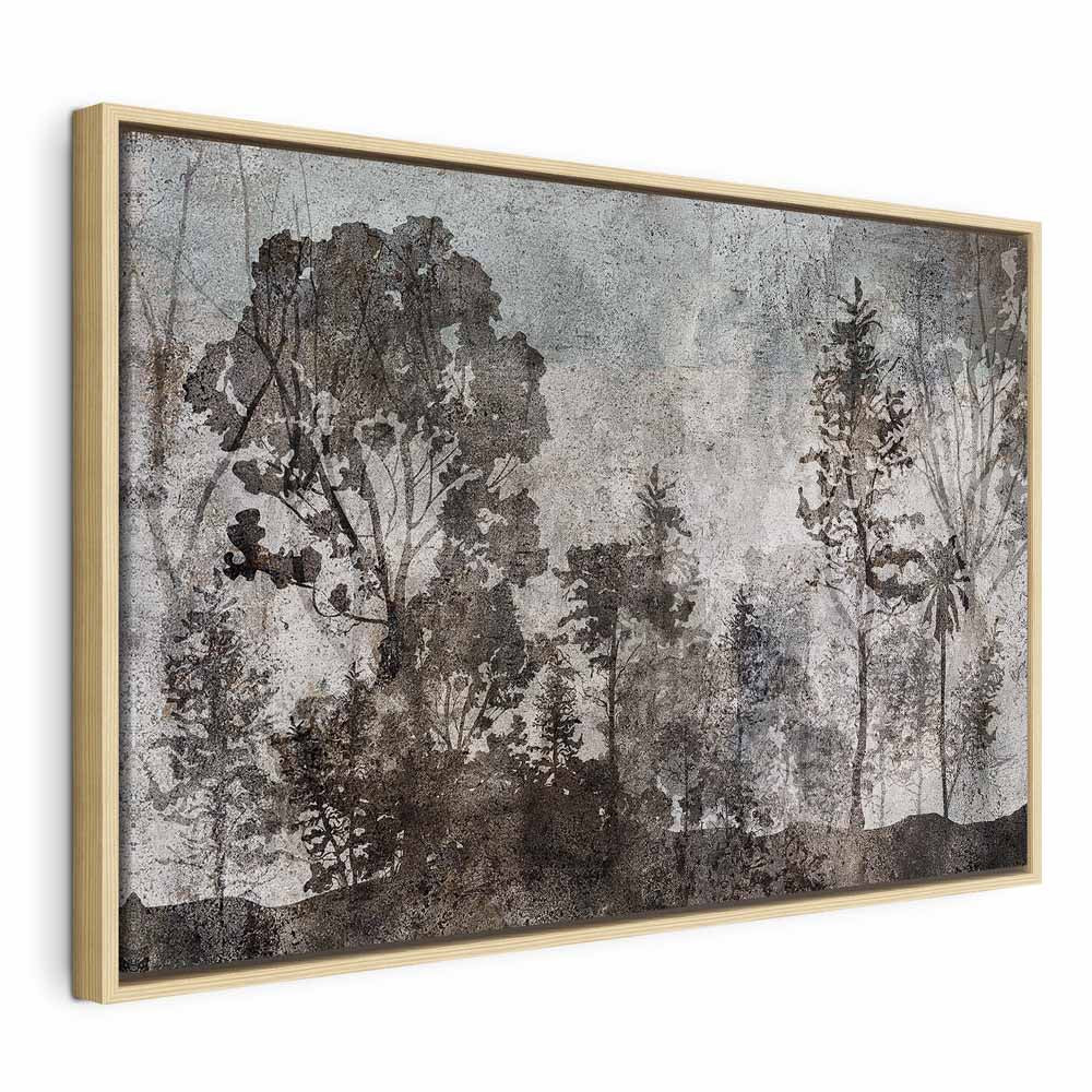 Forest Texture Trees Nature Canvas Print