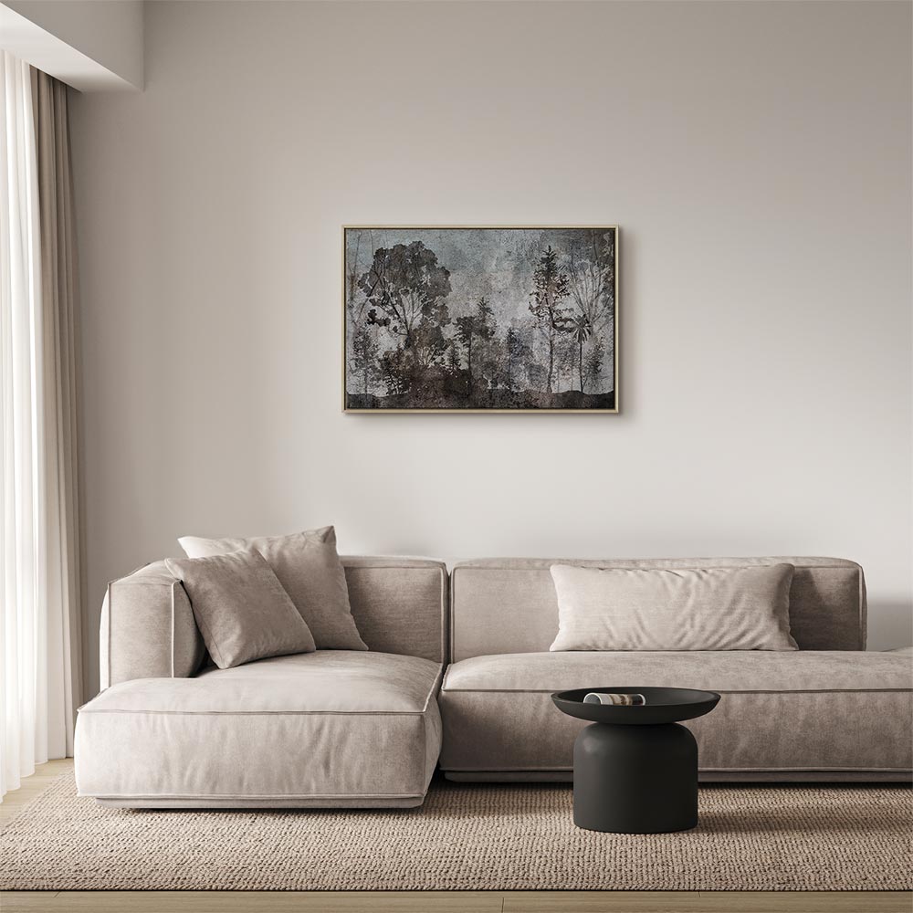 Forest Texture Trees Nature Canvas Print