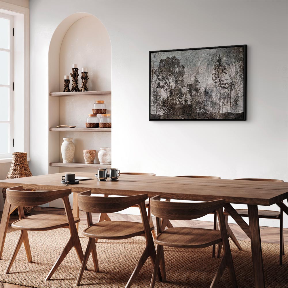 Forest Texture Trees Nature Canvas Print