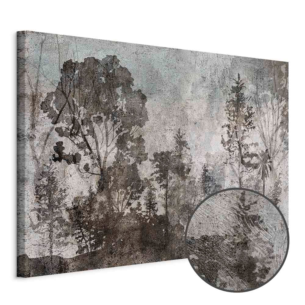 Forest Texture Trees Nature Canvas Print