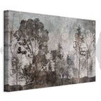 Forest Texture Trees Nature Canvas Print