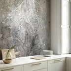 Clear Branching Abstract Nature Wall Mural
