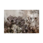Sepia Anemones Floral Canvas Print