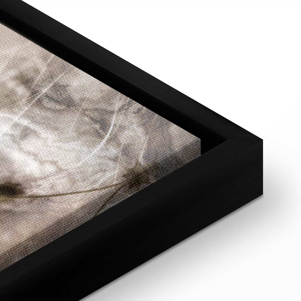 Sepia Anemones Floral Canvas Print