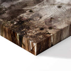 Sepia Anemones Floral Canvas Print