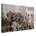 Sepia Anemones Floral Canvas Print