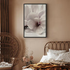 Magnolia Flowers Blooming Light Vertical Canvas Print