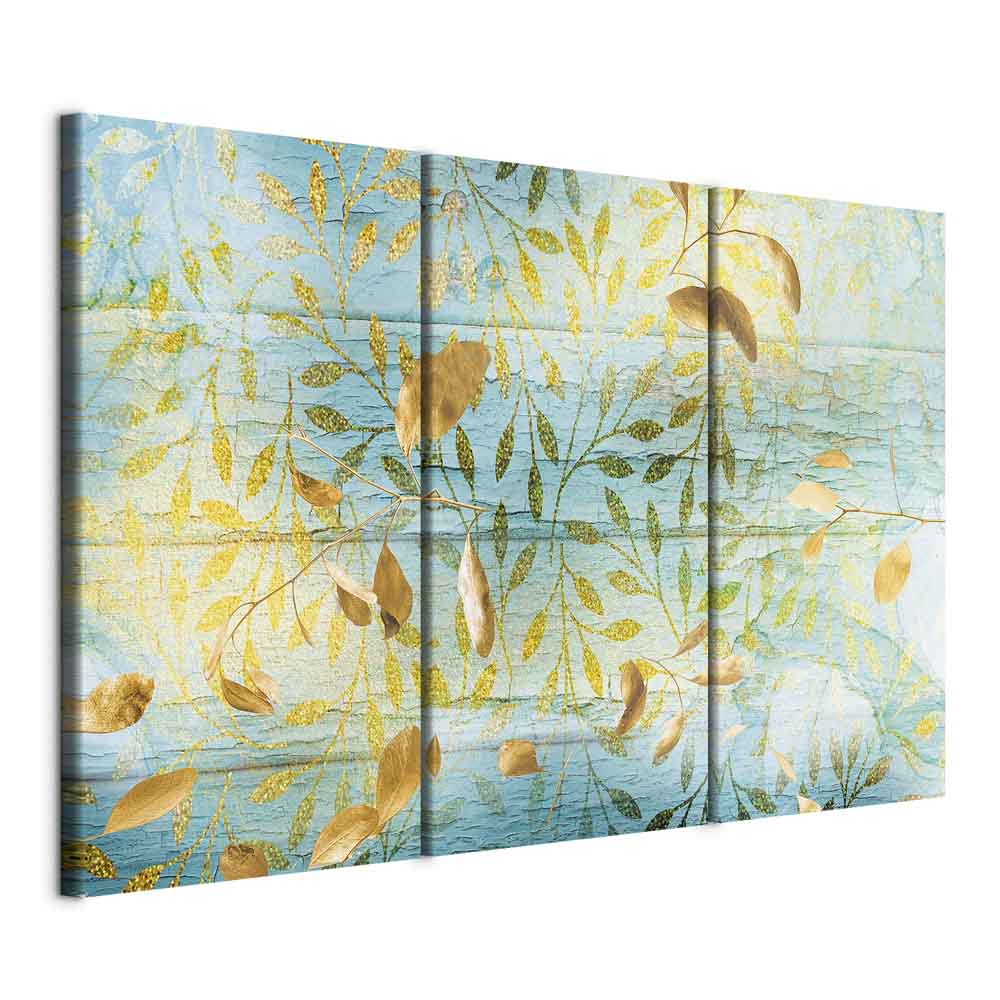 Golden Harvest Nature Rustic Canvas Print (3 Parts)