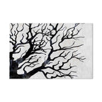 Cold Forest Trees Nature Canvas Print
