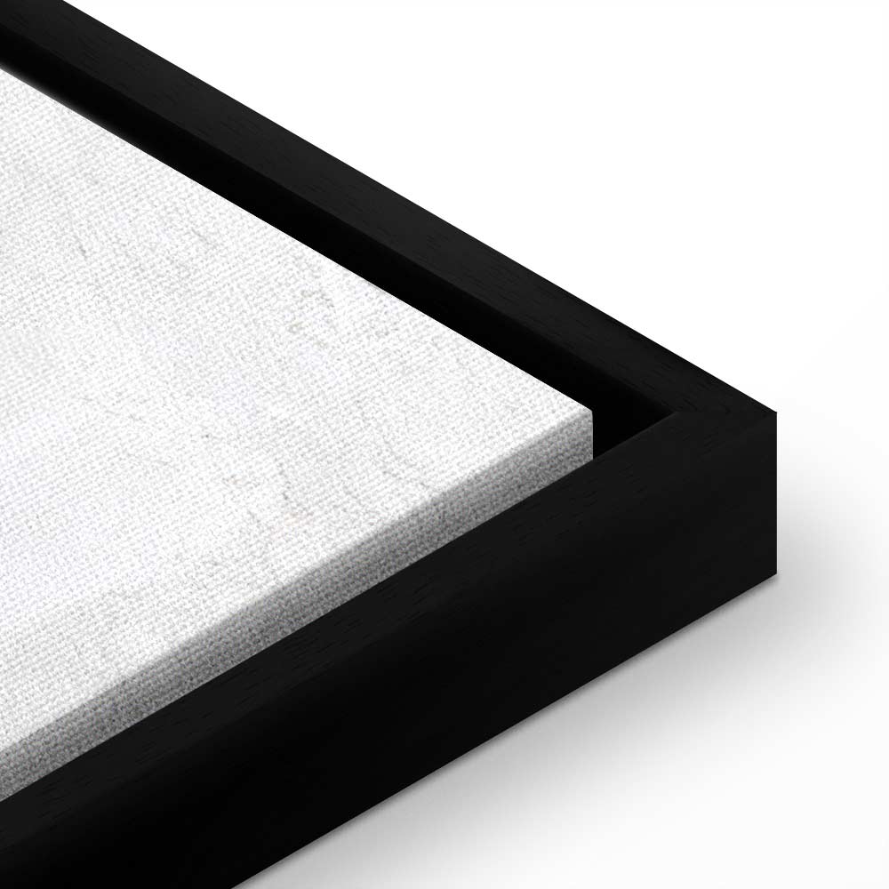 Cold Forest Trees Nature Canvas Print