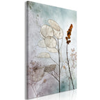 Canvas Print Foggy Lunaria Vertical 1 Part