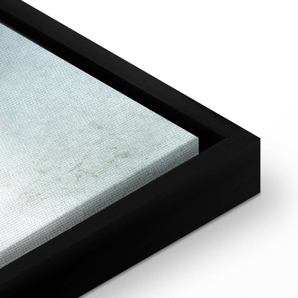 Foggy Lunaria Floral Vertical Canvas Print