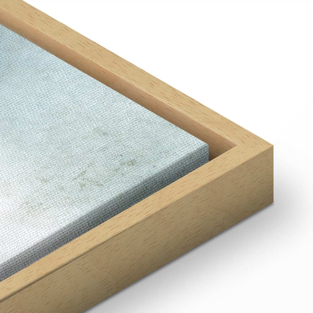 Foggy Lunaria Floral Vertical Canvas Print