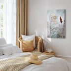 Lunaria Fruits Botanical Vertical Canvas Print