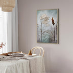 Lunaria Fruits Botanical Vertical Canvas Print