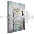 Lunaria Fruits Botanical Vertical Canvas Print