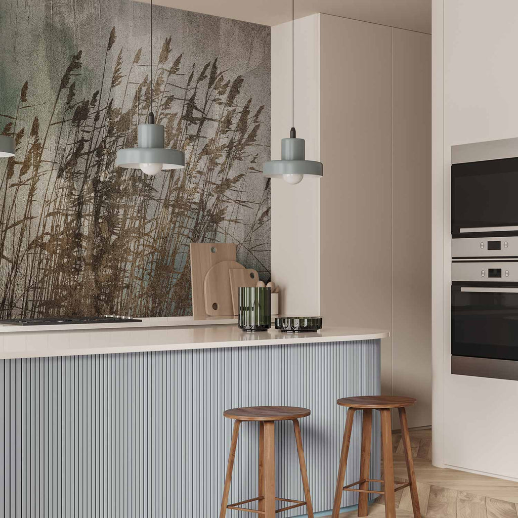 Water Grasses Field Nature Wall Mural