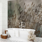 Water Grasses Field Nature Wall Mural