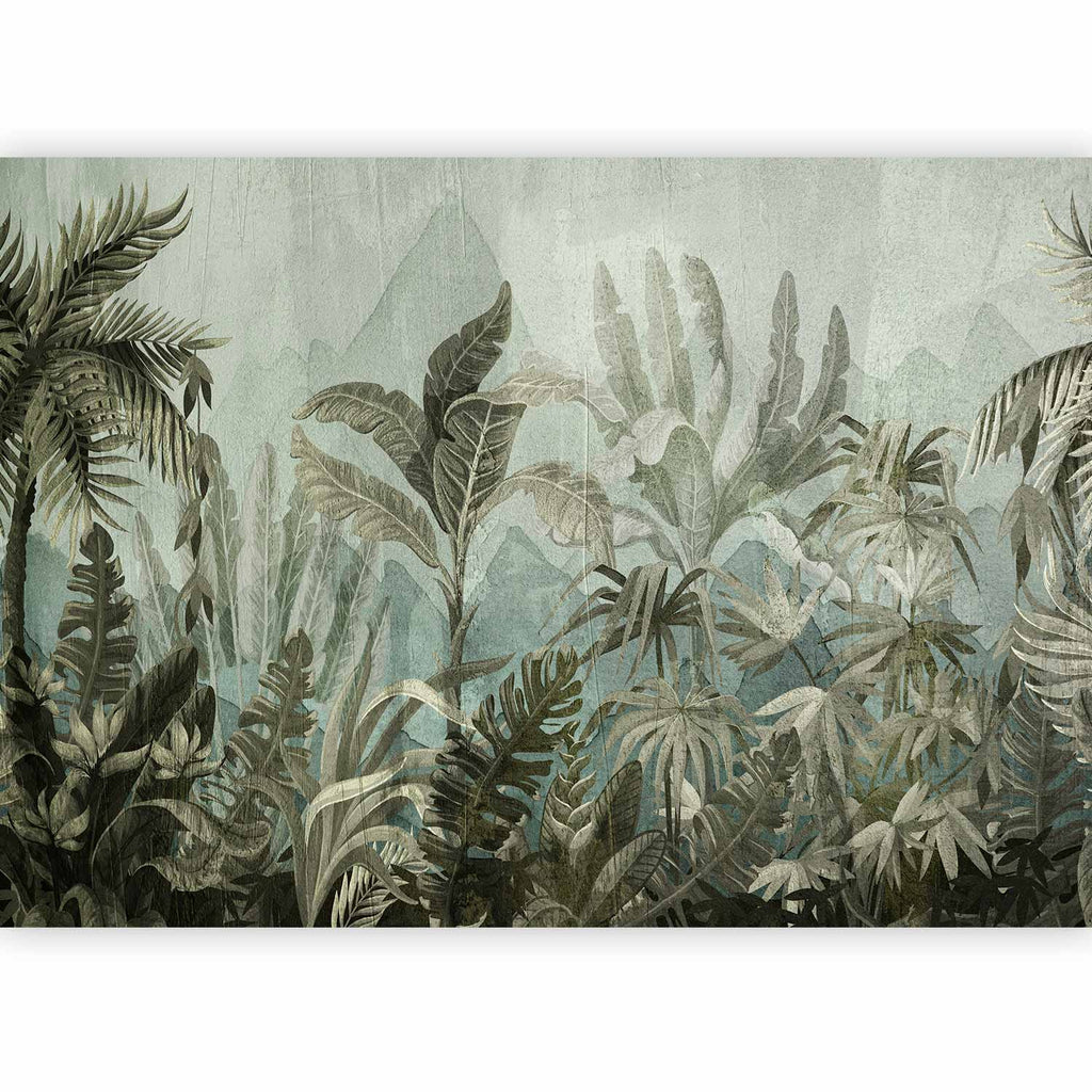 Mountain Jungle Landscape Wall Mural