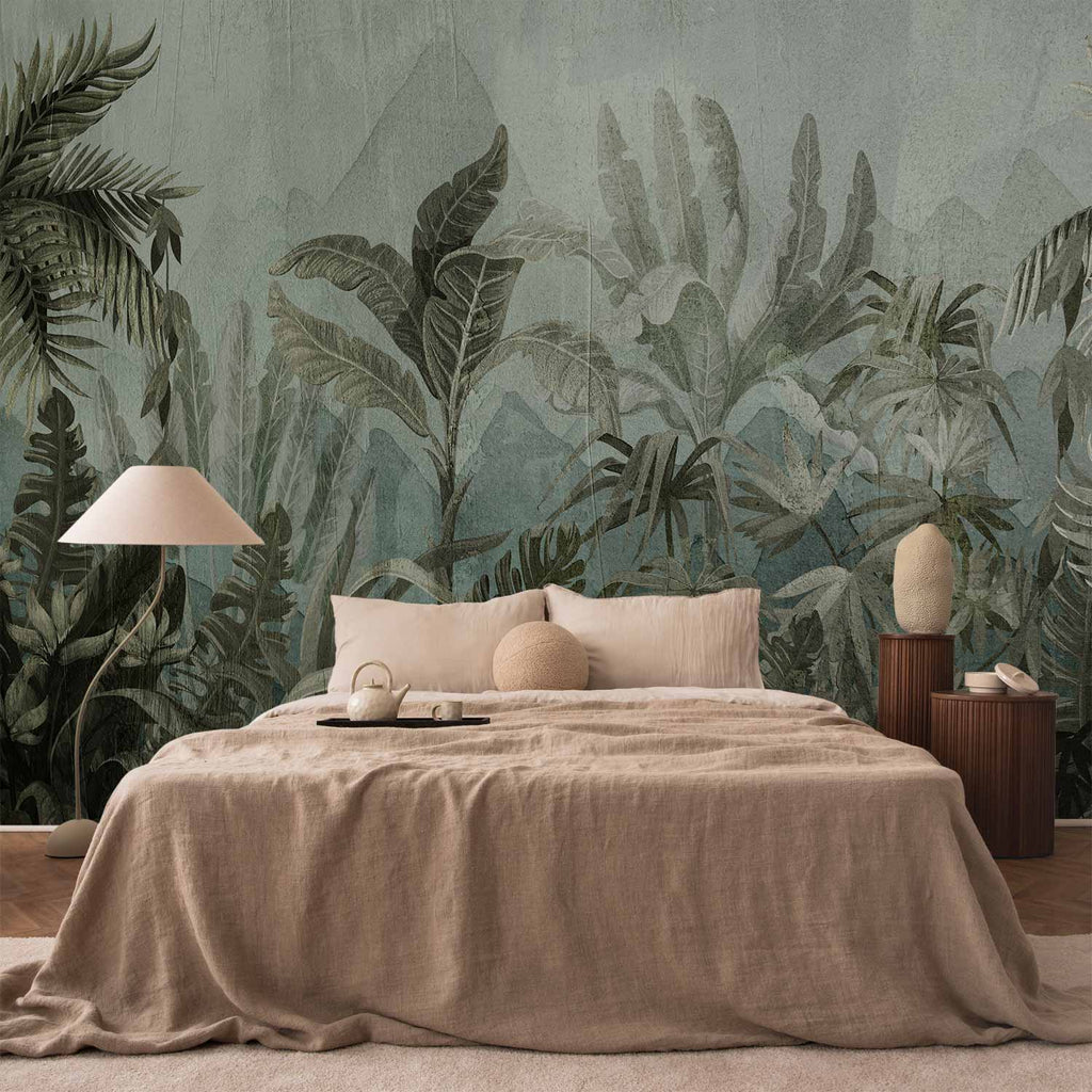 Mountain Jungle Landscape Wall Mural