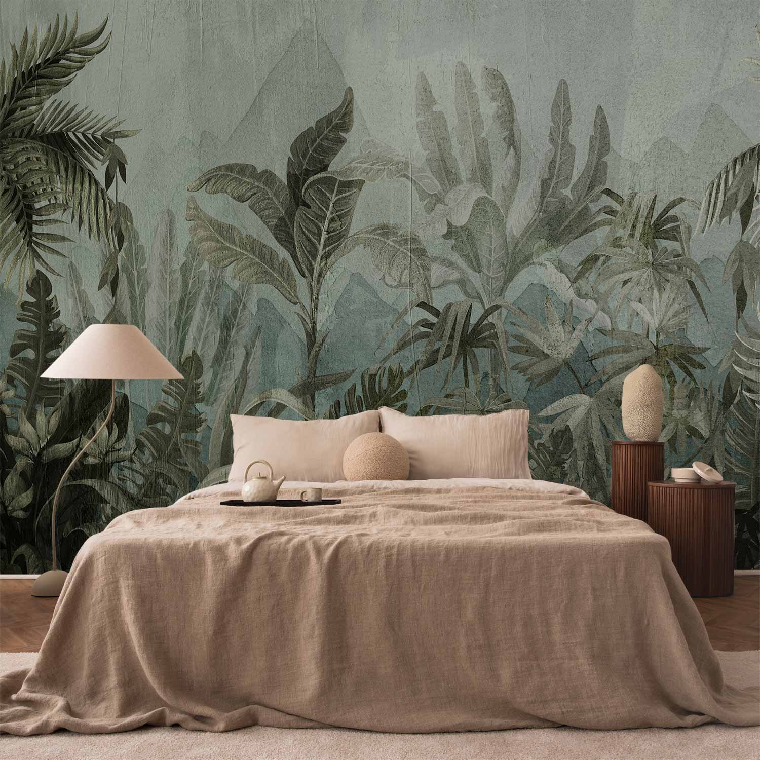 Mountain Jungle Landscape Wall Mural