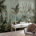 Mountain Jungle Landscape Wall Mural