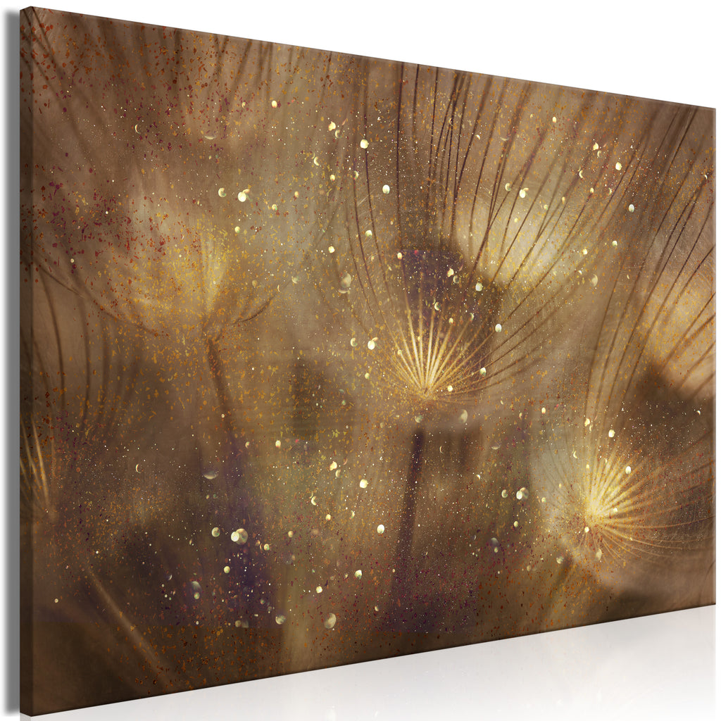 Canvas Prints Golden Dandelions Wide