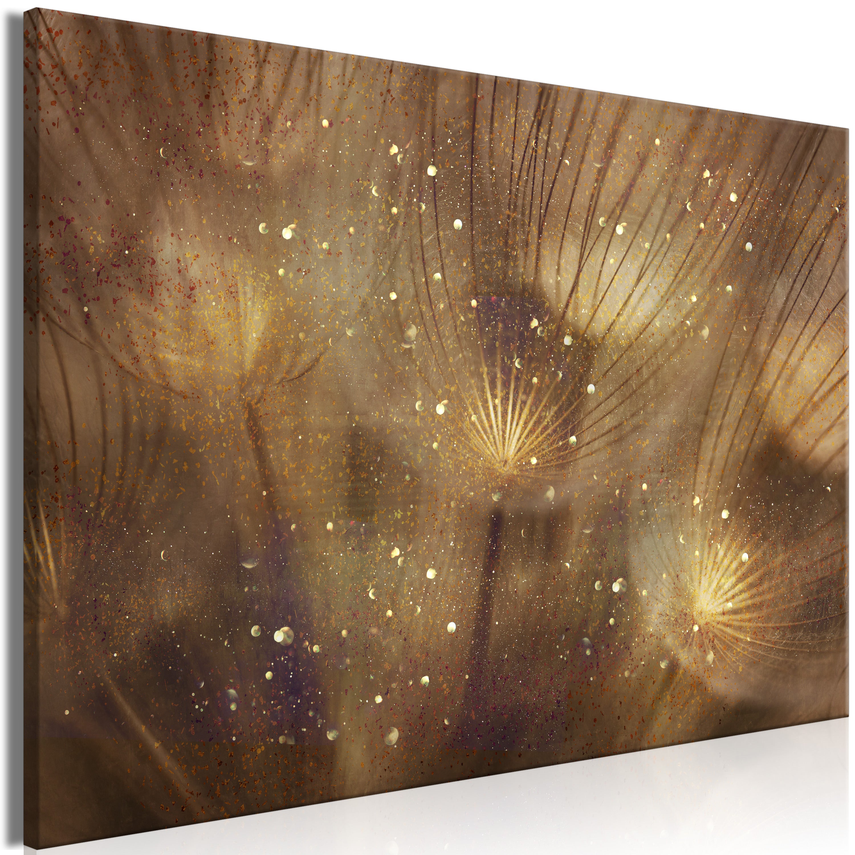 Canvas Prints Golden Dandelions Wide