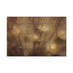 Golden Dandelions Floral Canvas Print