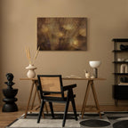 Golden Dandelions Floral Canvas Print