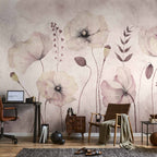 Watercolour Floral Moment Wall Mural