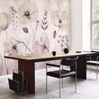 Watercolour Floral Moment Wall Mural