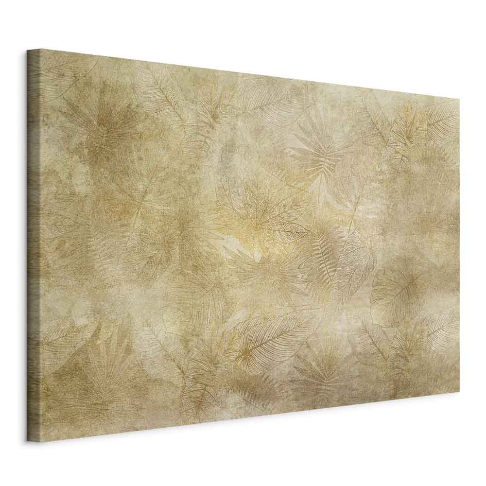 Vintage Leaves Nature Canvas Print