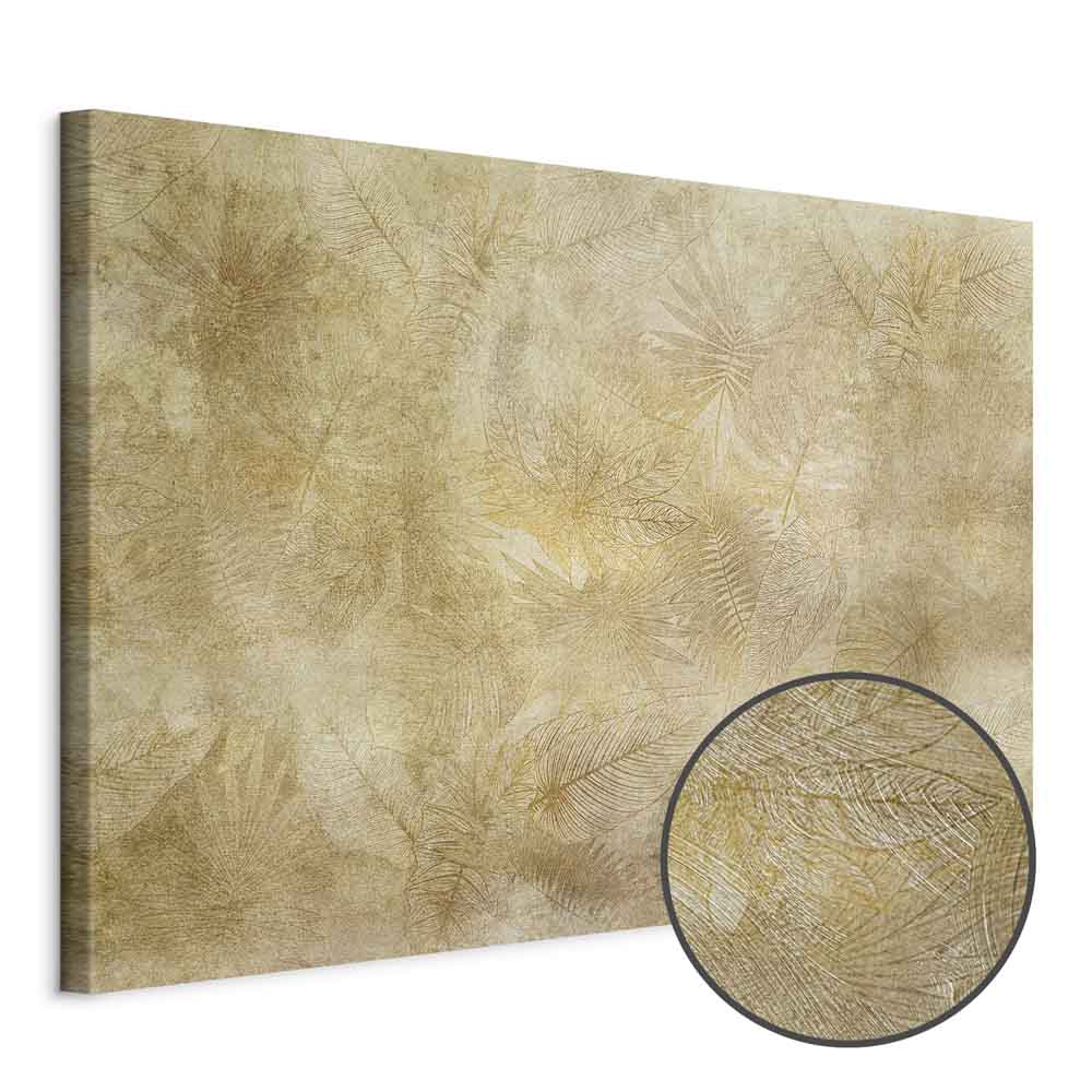Vintage Leaves Nature Canvas Print