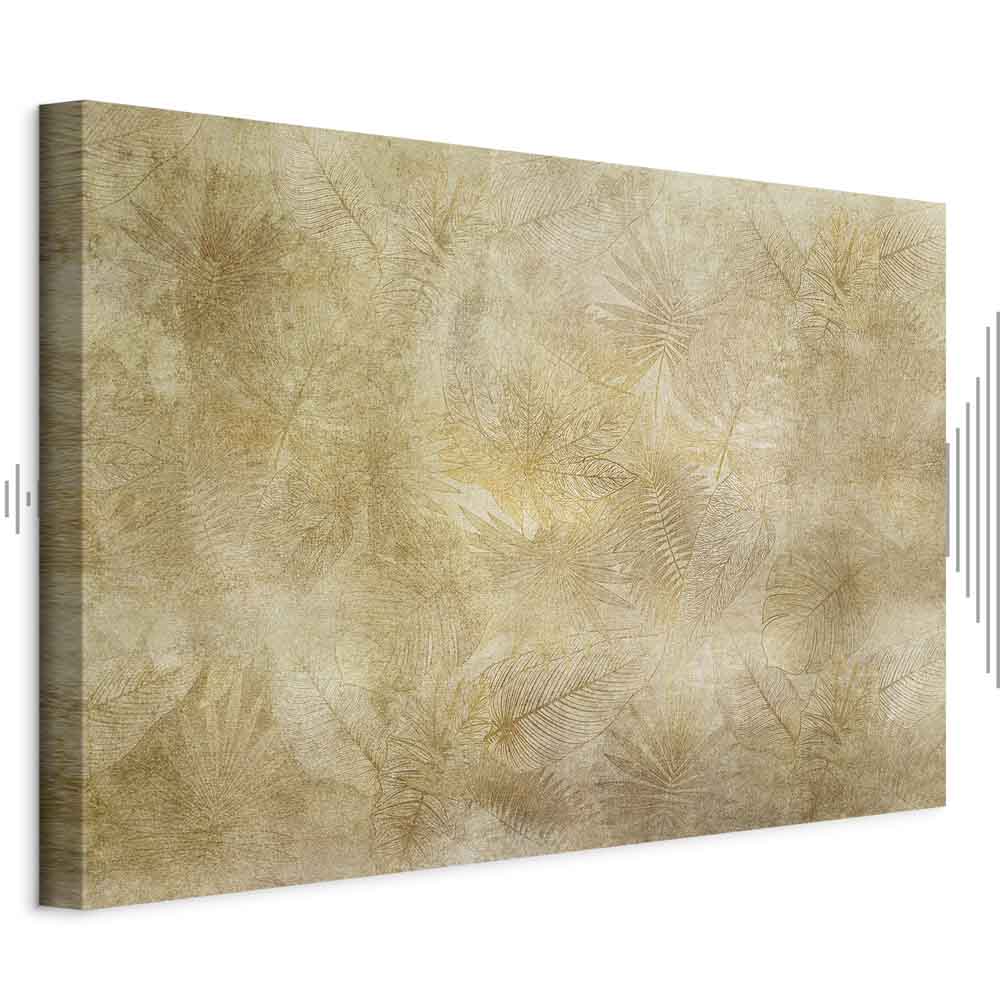 Vintage Leaves Nature Canvas Print