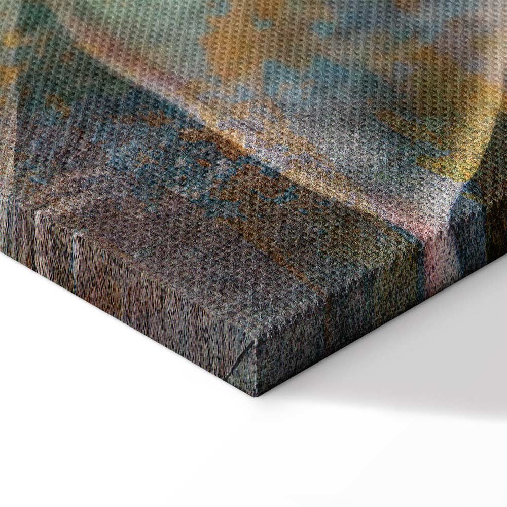 Blooming Flowers Multicolor Canvas Print