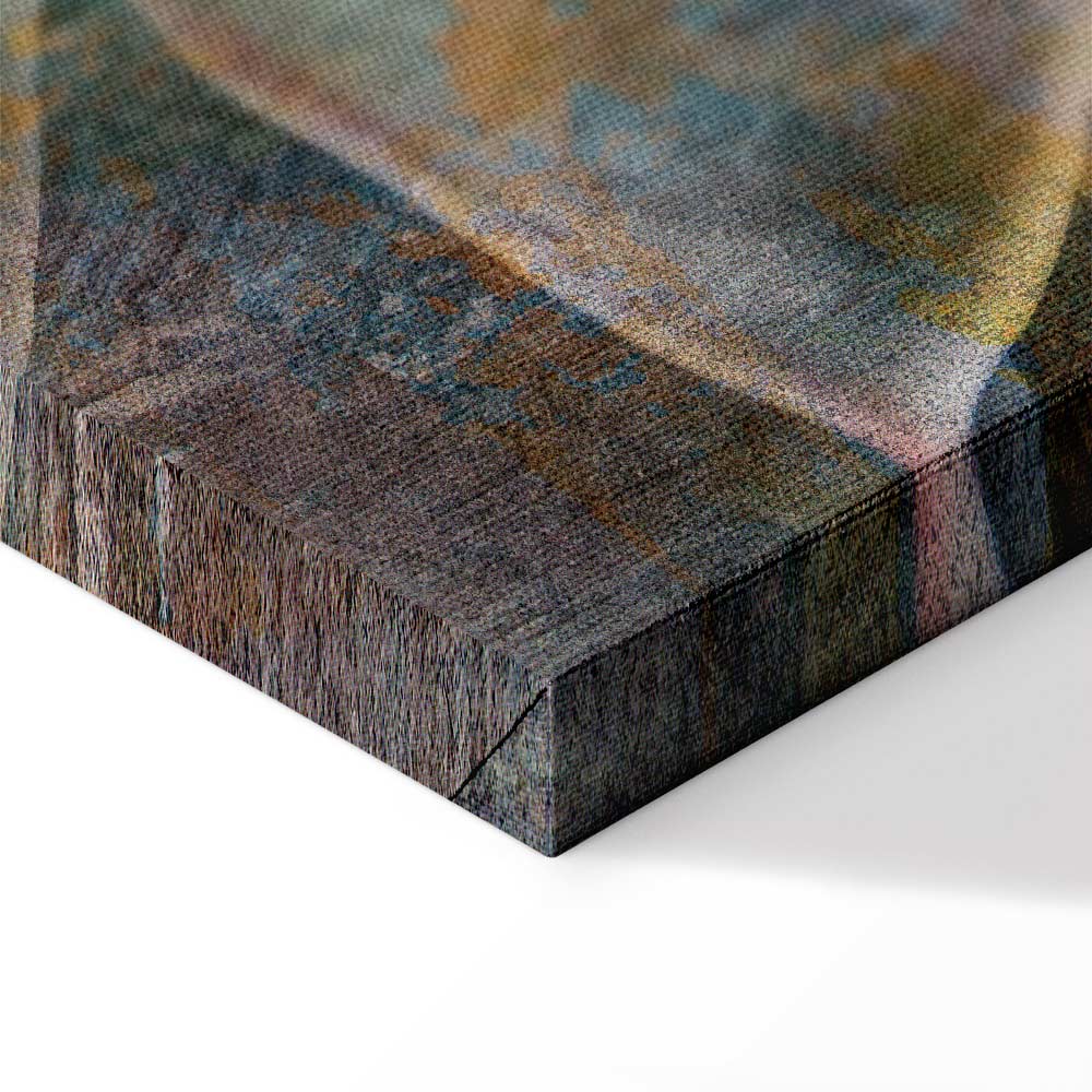 Blooming Flowers Multicolor Canvas Print